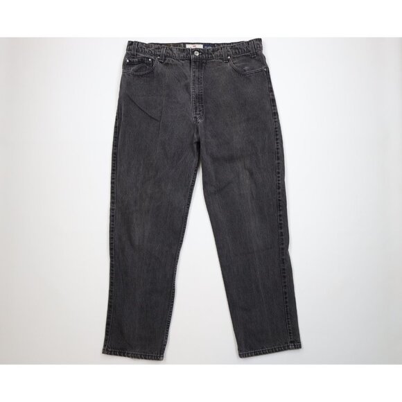 Vintage 90s Levis 540 Mens Size 38x30 Faded Relaxed Fit Denim Jeans Black USA - Picture 1 of 13